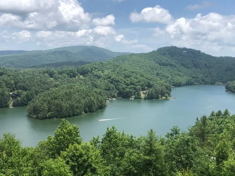 Take in the Mountain Views From Lake Glenville