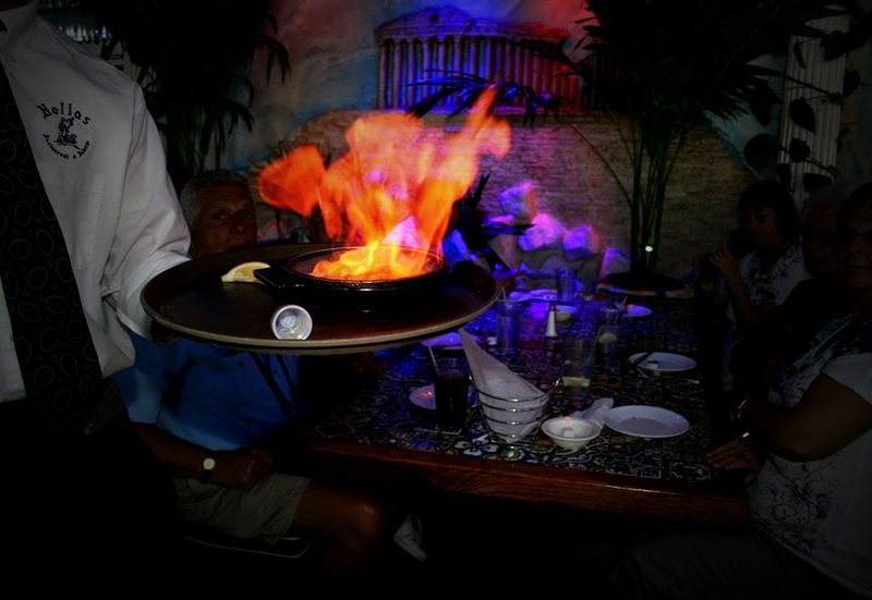 Flaming Saganaki and the Joy of Opa