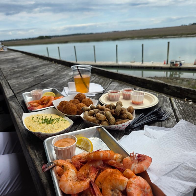 The Restaurant Sits Right in the Marsh