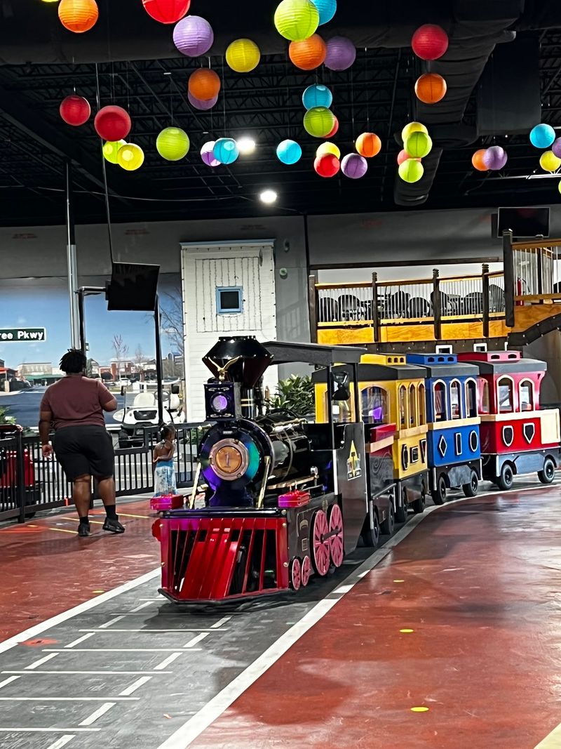 The Tiny Towne Express Slows the Day Down