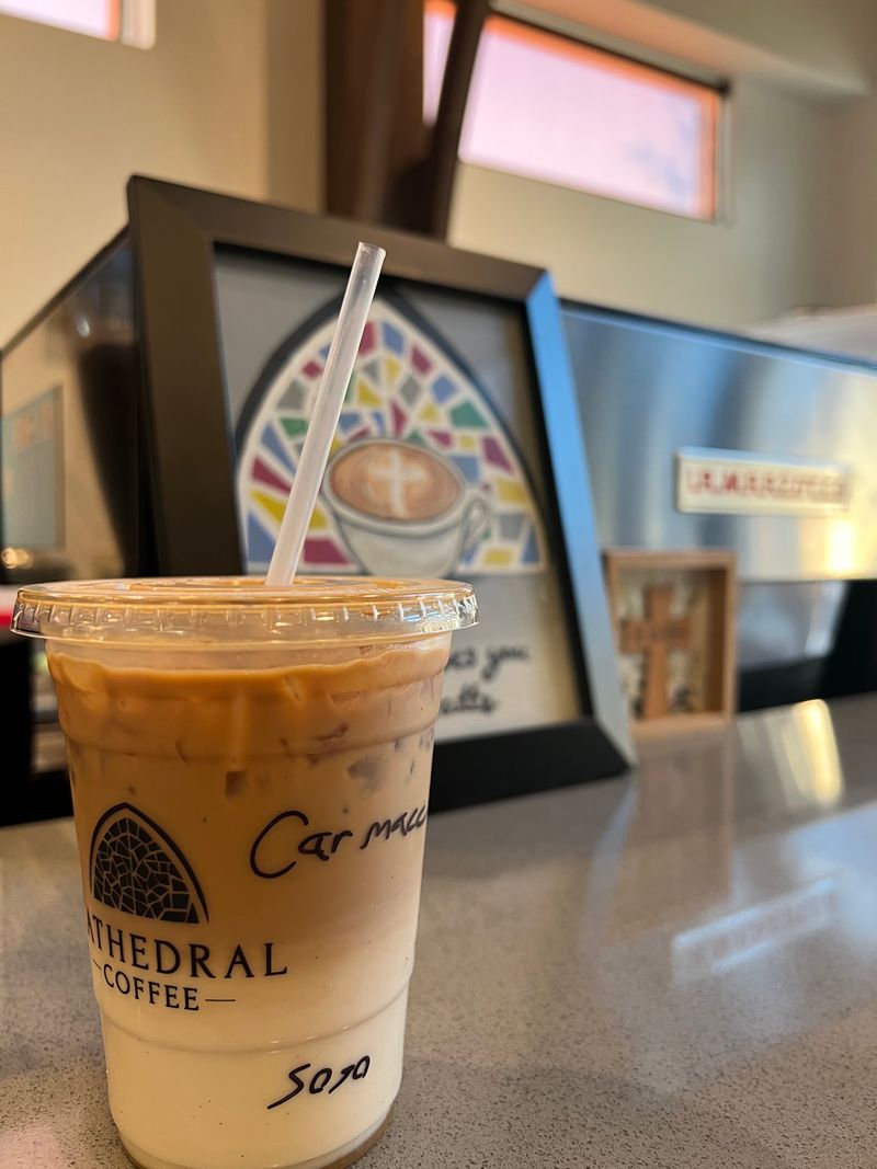 Banana Bread Latte at Cathedral Coffee, Macon