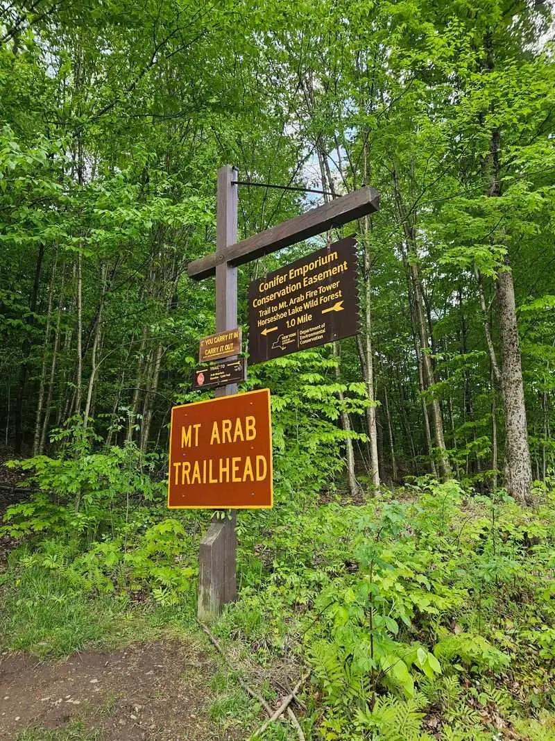 Mount Arab Trail - Adirondacks