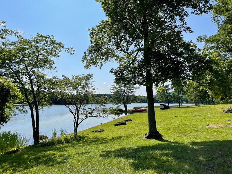 Lake Waramaug in Warren, Litchfield County,