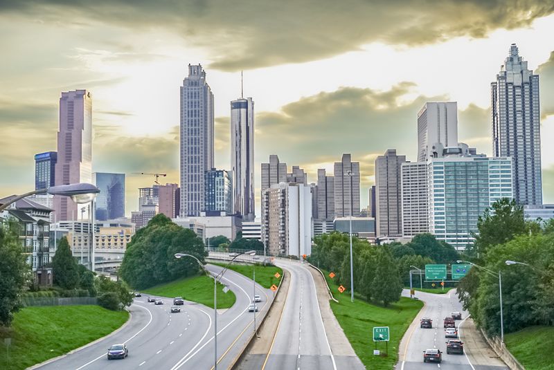Jackson Street Bridge, Atlanta - The Walking Dead