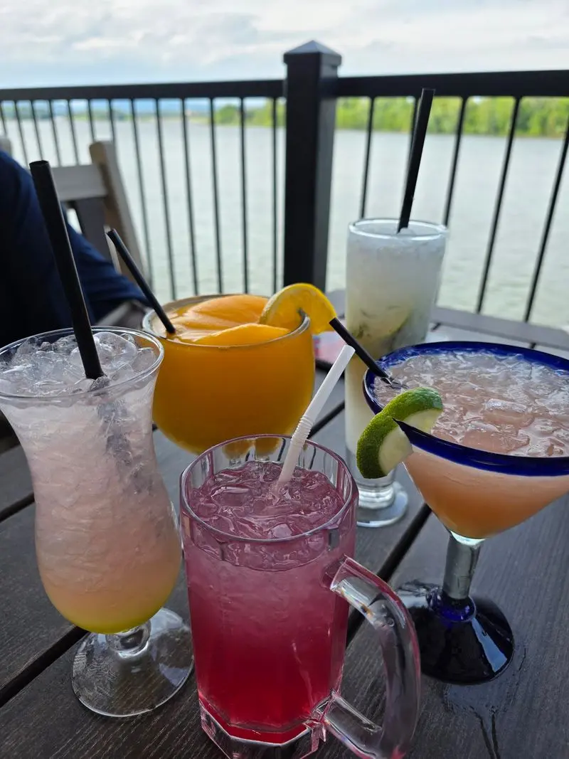 Casual Drinks Match the River Mood