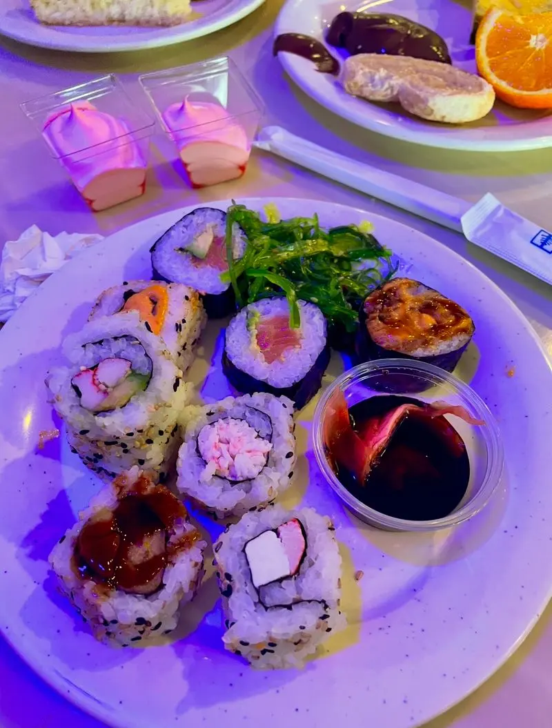 Sushi Adds Color To The Meal