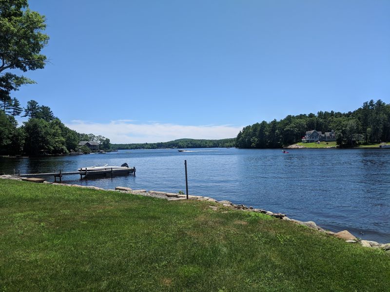 Pachaug Pond in Griswold, New London County,
