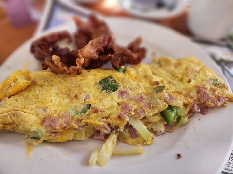Omelets And Hearty Breakfast Plates