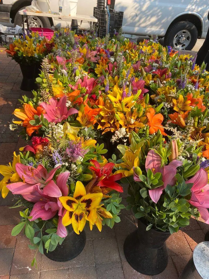 Bouquets That Steal the Sidewalk