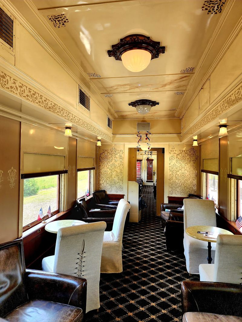 Settle Into a Vintage Railroad Car