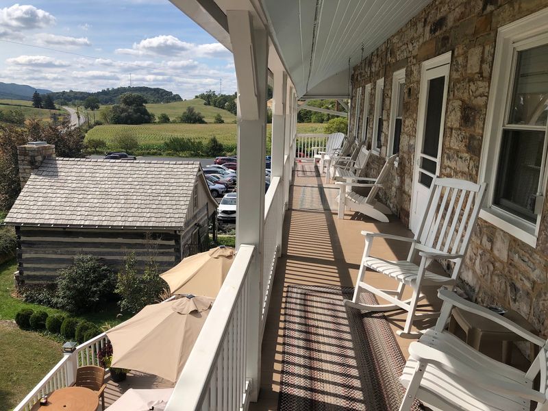 Porch Seats, Upstairs Rooms, And Old Tavern Corners