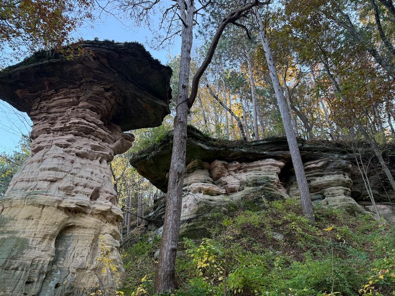 Look for the Dells' Famous Sandstone Formations