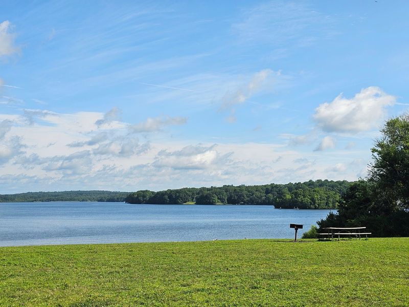 Gardner Lake State Park in Salem, New London County,