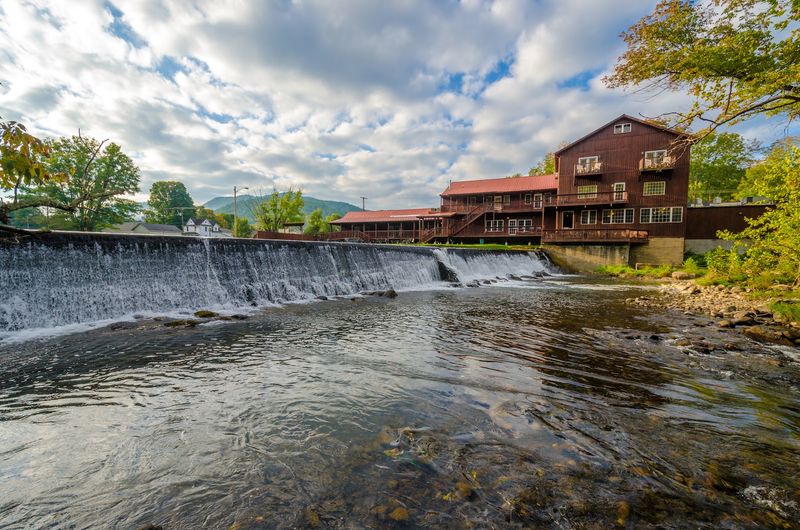 The Old Mill Dam Is Part of the Experience