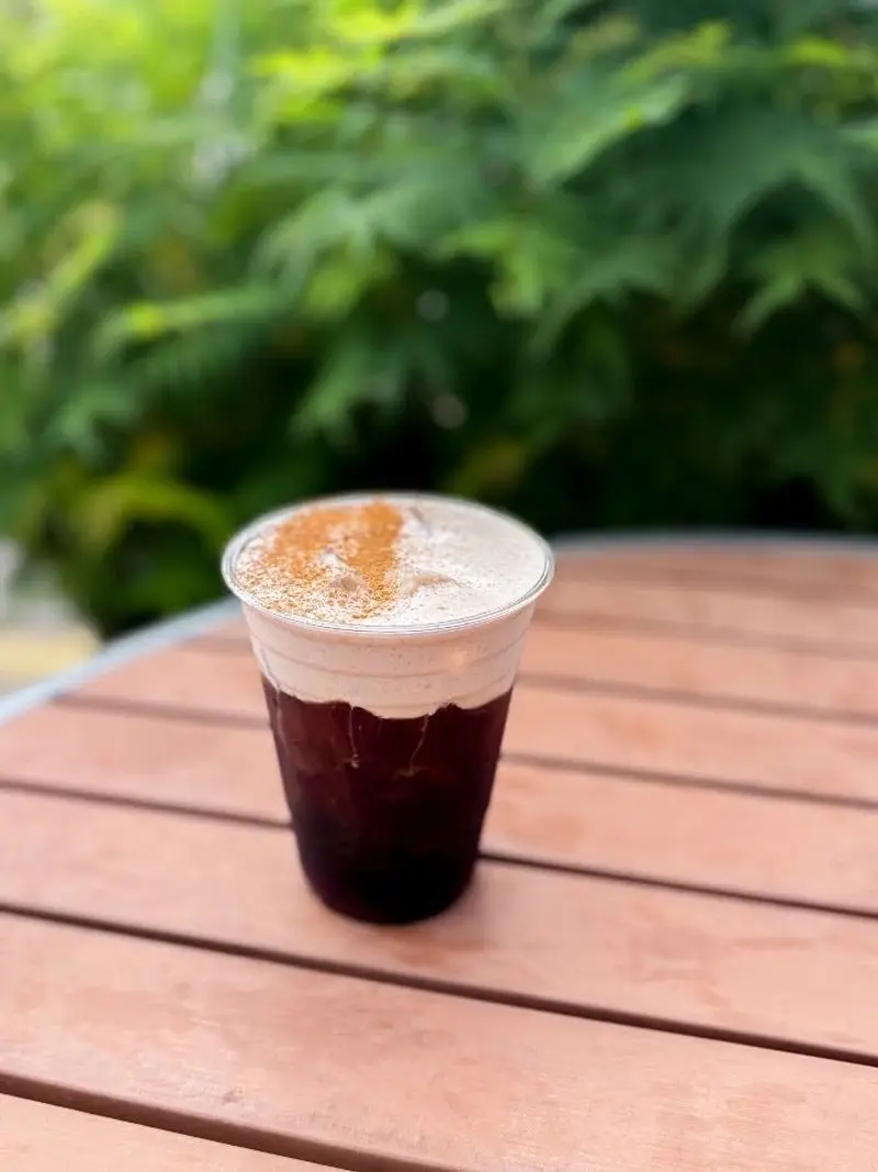Maple Pumpkin Cream Cold Brew + Baked Good at Ancora Coffee, Madison