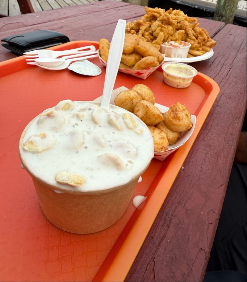 Chowder And Classic Sides Complete The Meal