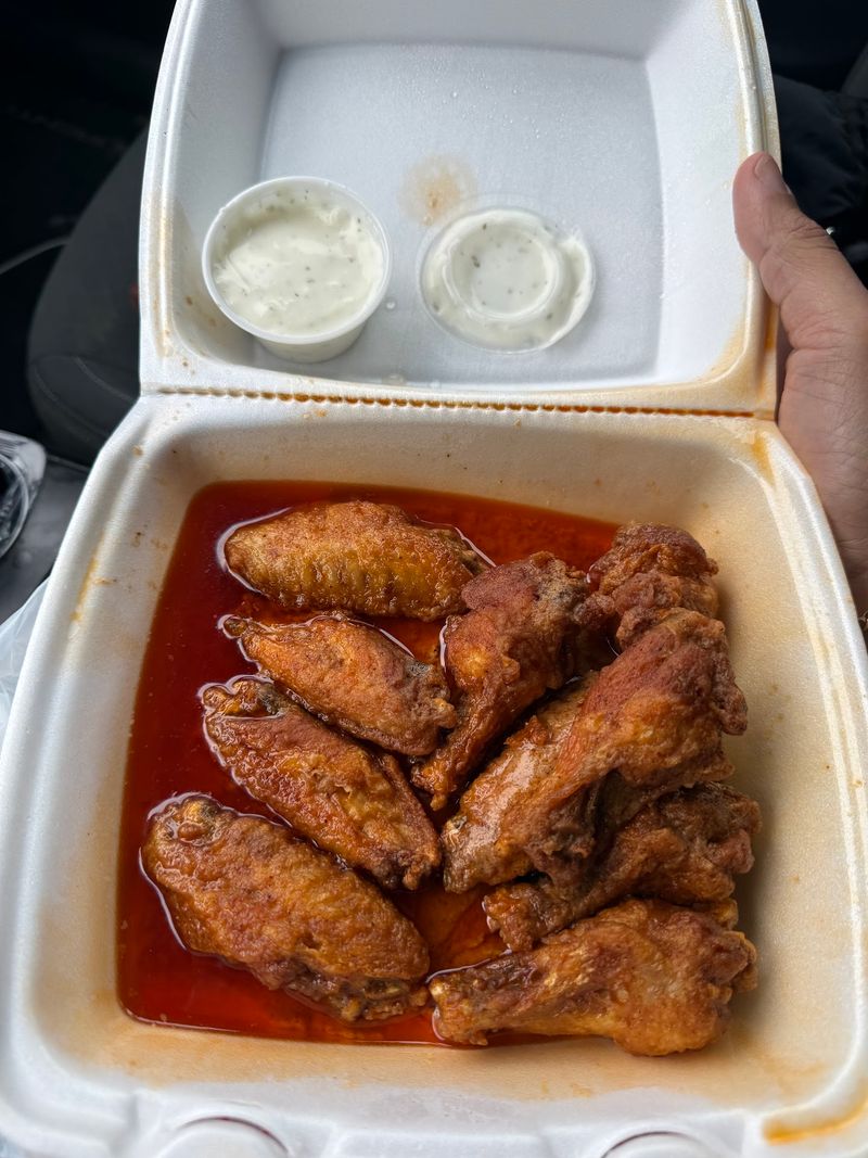 Neighborhood Routine at Express Wings and Pizzaria
