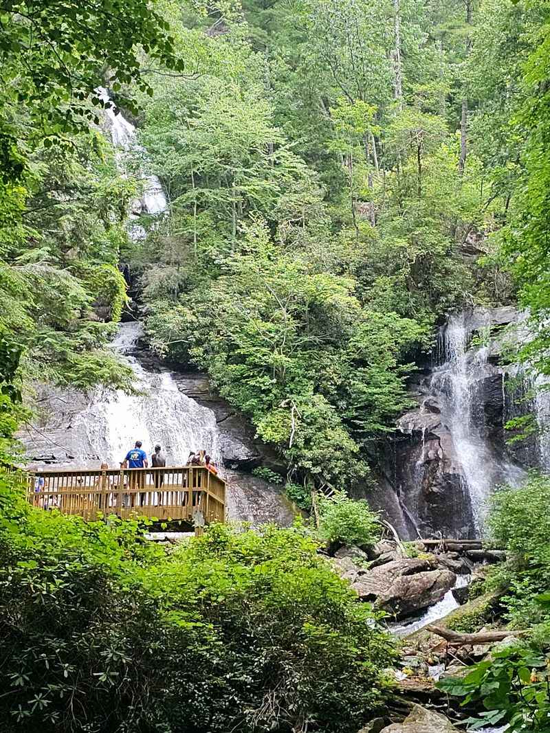Anna Ruby Falls - See Two Waterfalls Meet