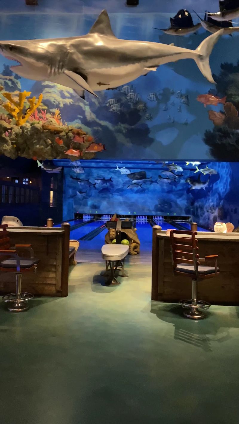 A 750-Gallon Aquarium Adds To The Undersea Atmosphere