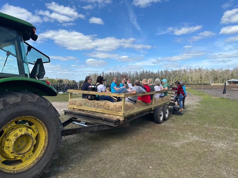 Ride A Tractor Through The Farm Fields