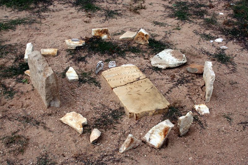 The Cemetery Had To Be Moved Before Old Bluffton Disappeared