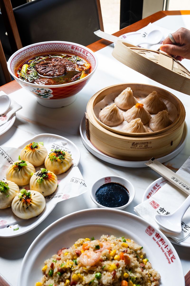 Silky soup dumplings after shopping - Nan Xiang Soup Dumplings
