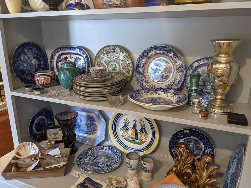 Vintage And Mid-Century Treasures Fill The Tables