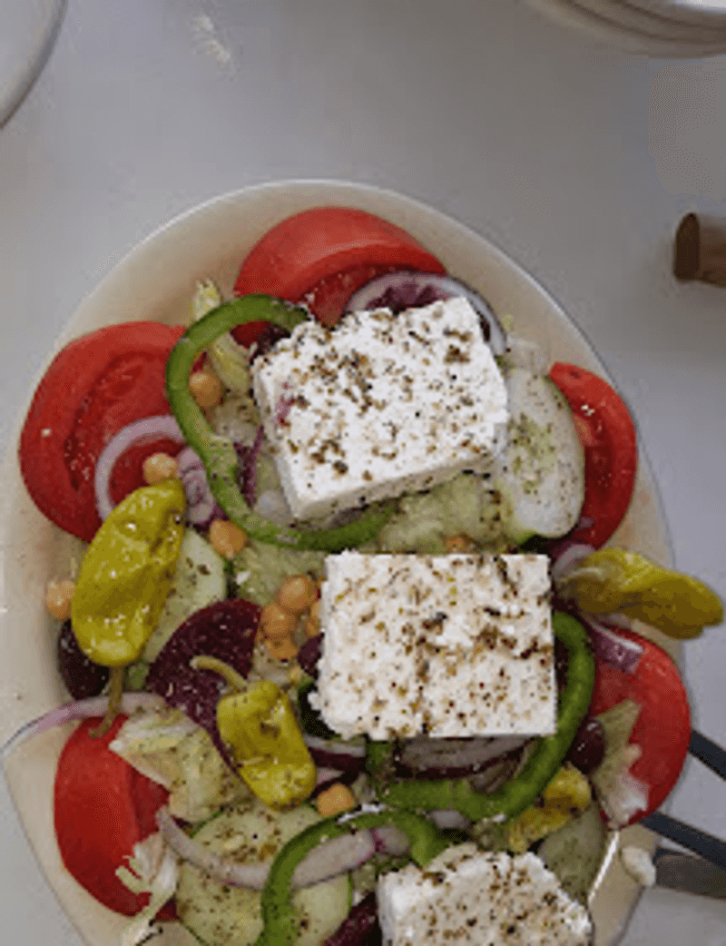 Greek Salad with a Tarpon Springs Twist