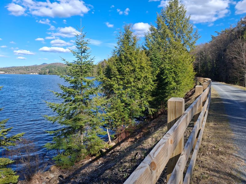 Adirondack Rail Trail at Lake Colby - Saranac Lake