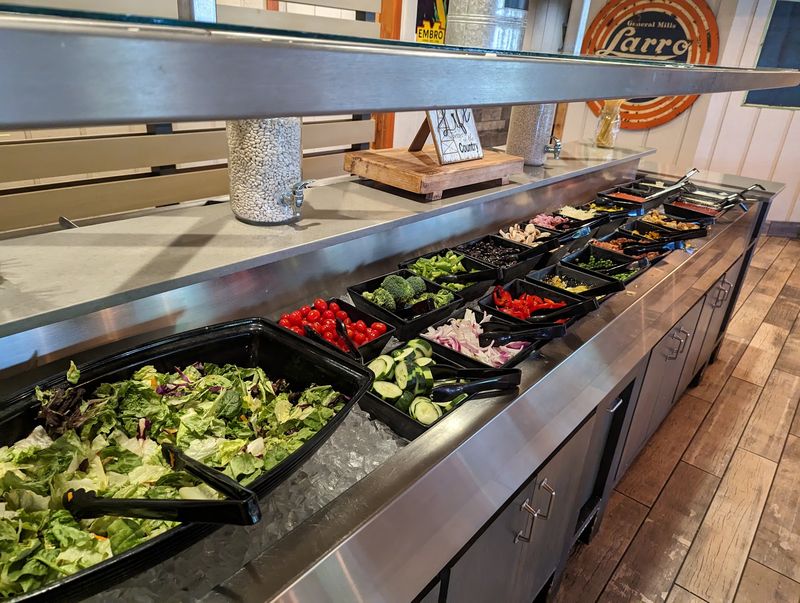 A Salad Bar With Old-School Road Trip Charm