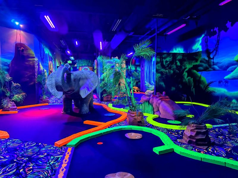 Play a Round of Madagascar Mini Golf