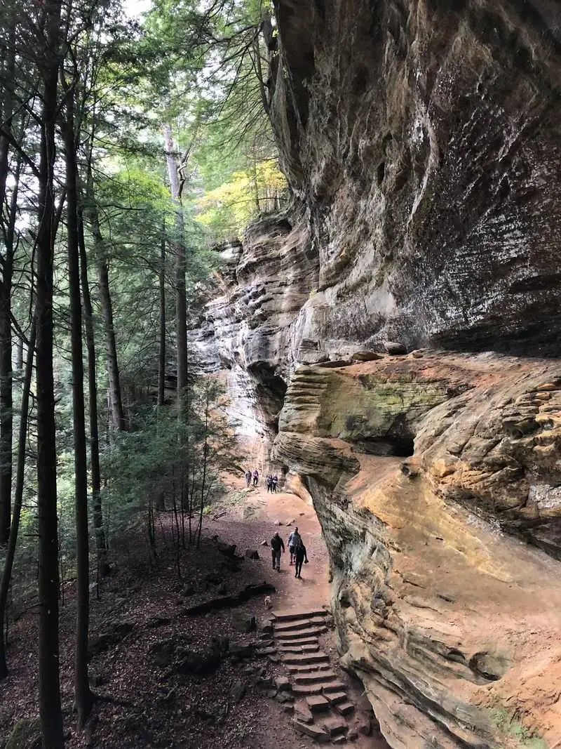 Rock Formations and Forest Drama at Hocking Hills State Park