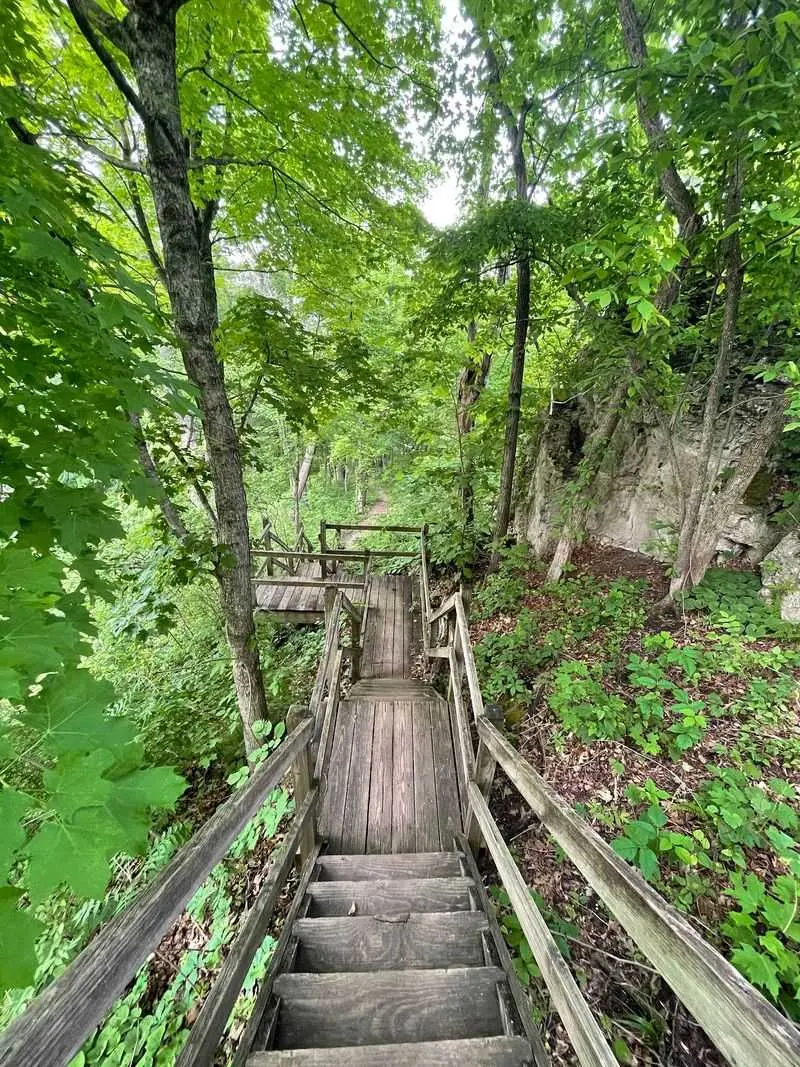 Wyalusing State Park Sentinel Ridge Trail, Bagley, Grant County
