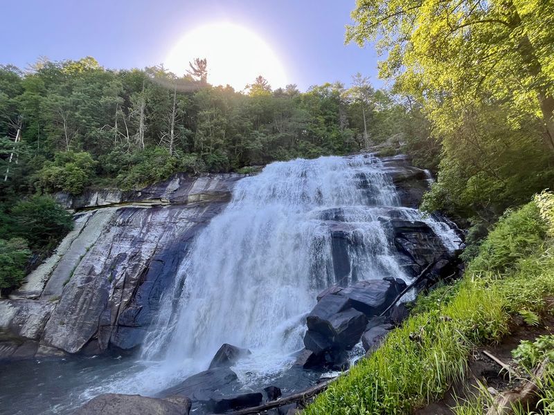 Rainbow Falls Trail at Gorges State Park, Sapphire and Transylvania County,