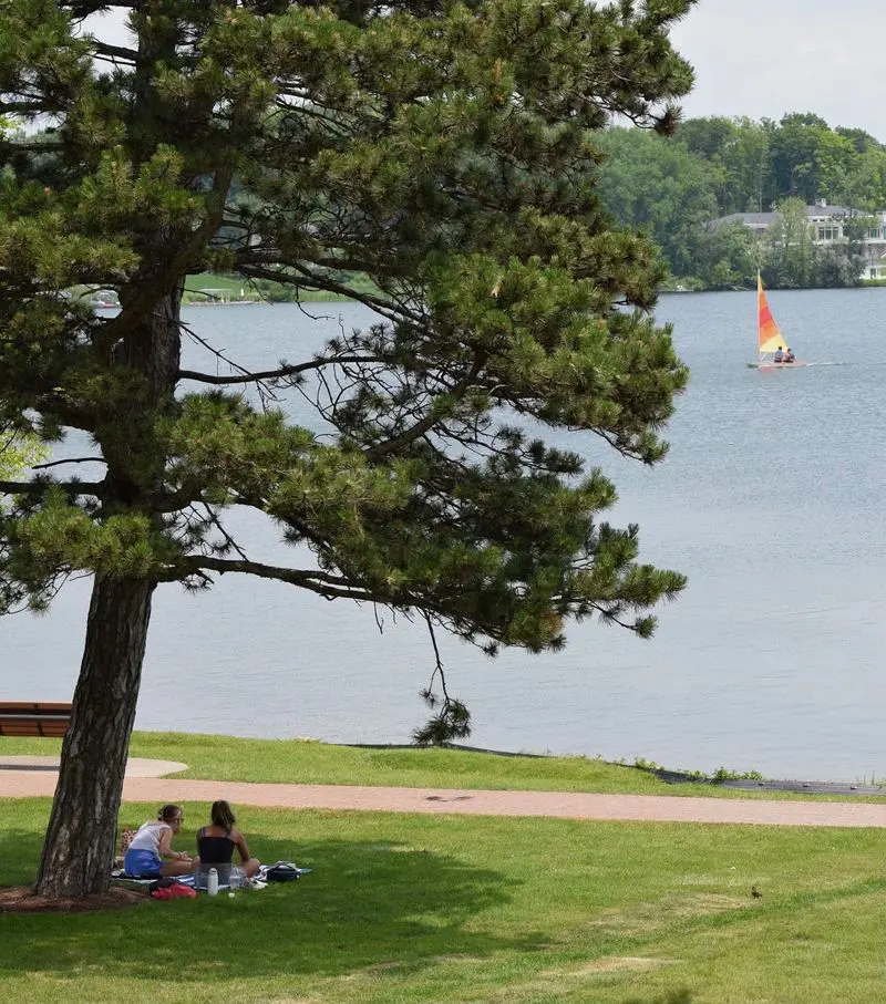 Reeds Lake in East Grand Rapids, Kent County