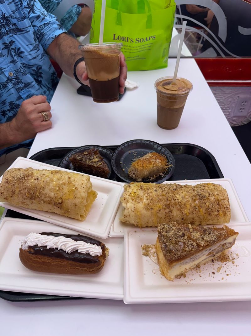 Baklava, Custard, and Bakery Windows That Stop You