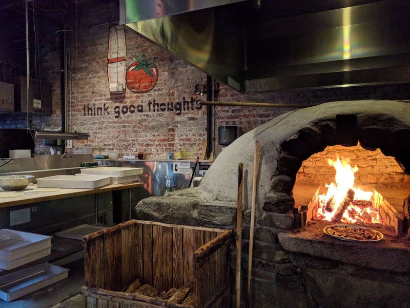 Pizza by the Open Fire