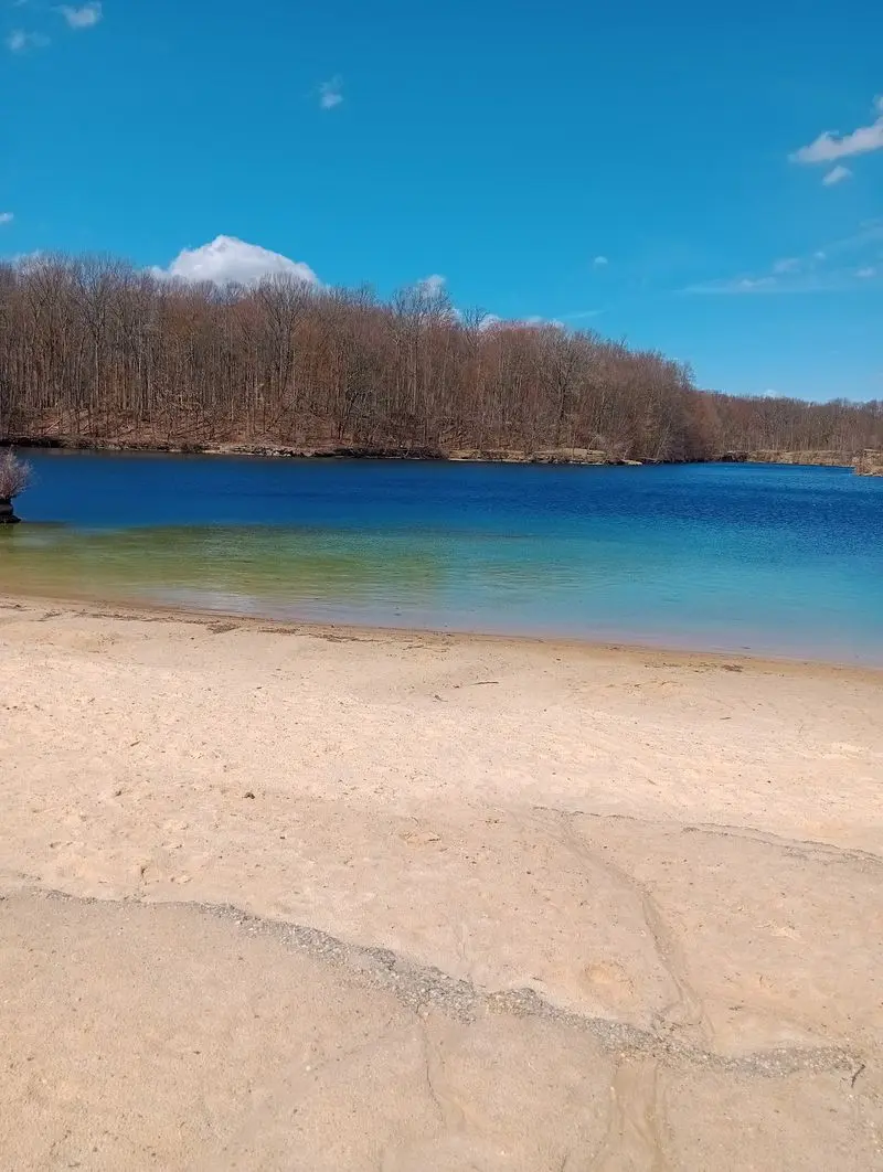 The Sandy Beach Makes the Quarry Feel Like a Getaway