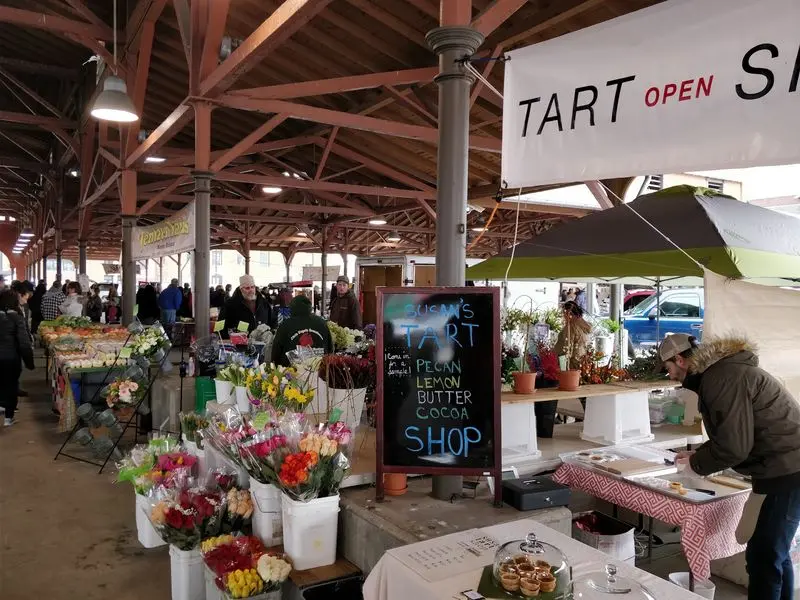 Saturday Streets Packed With Farm Stands
