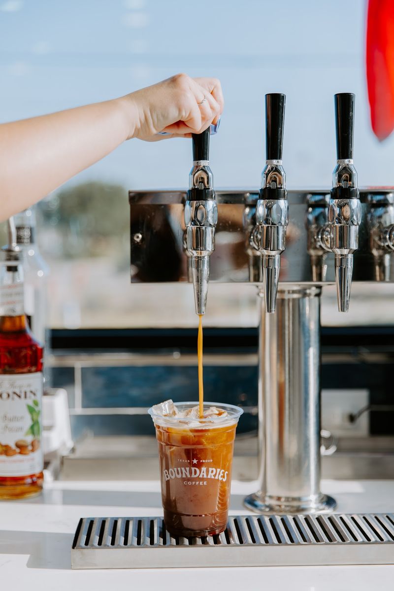 Pumpkin Pie Frozen Coffee at Boundaries Coffee, Little Elm