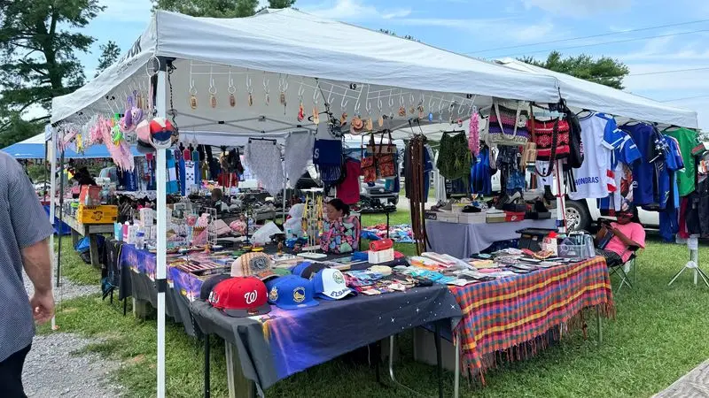 Outdoor Rows with Yard-Sale Energy
