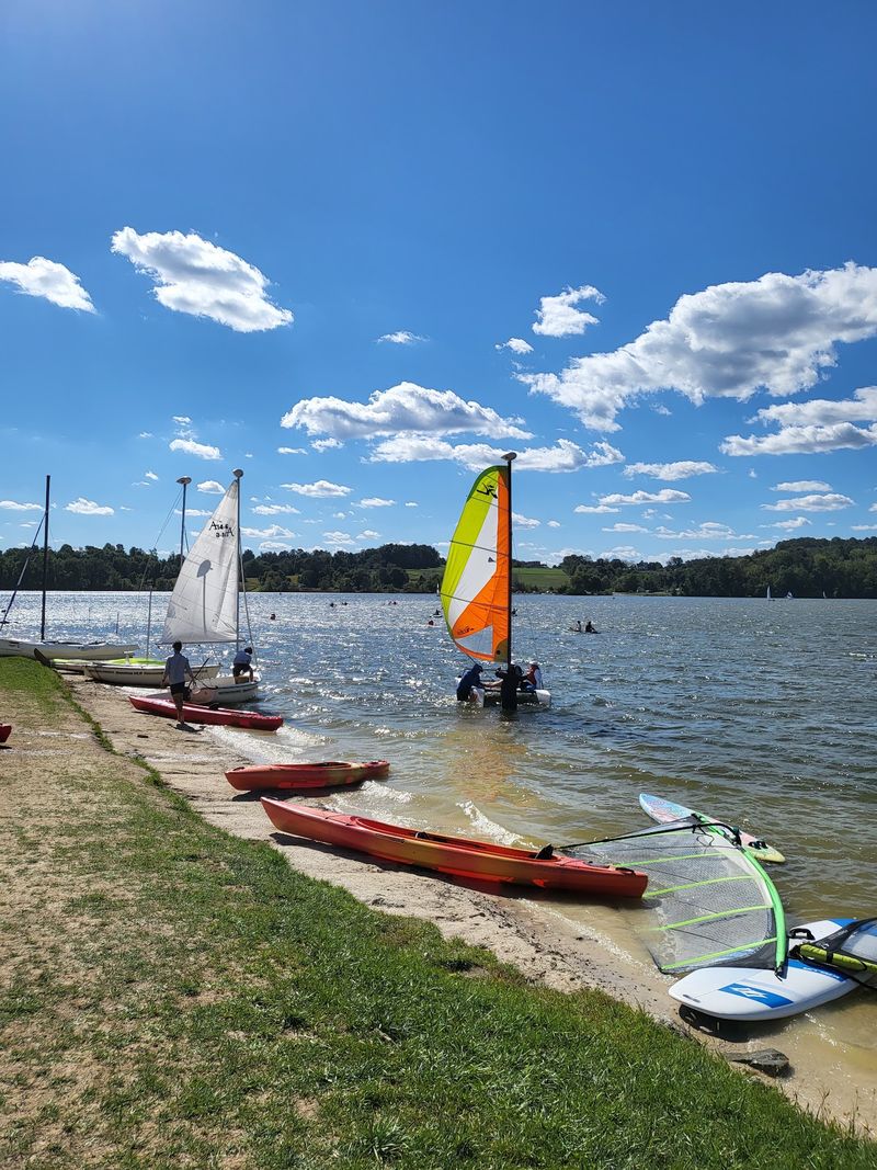 Marsh Creek Lake Trail in Downingtown, Chester County,