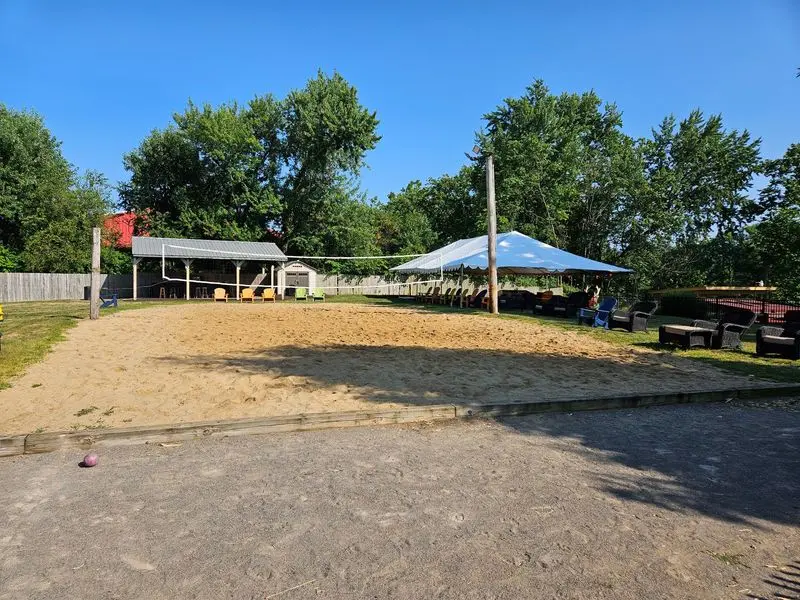 Sand Volleyball by the River