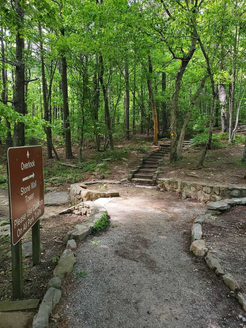 Fort Mountain Stone Wall Trail, Chatsworth, Murray County