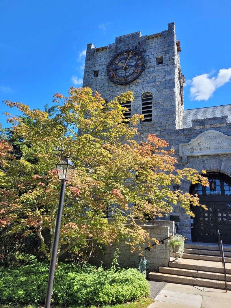 The Clock Tower Still Marks the Building