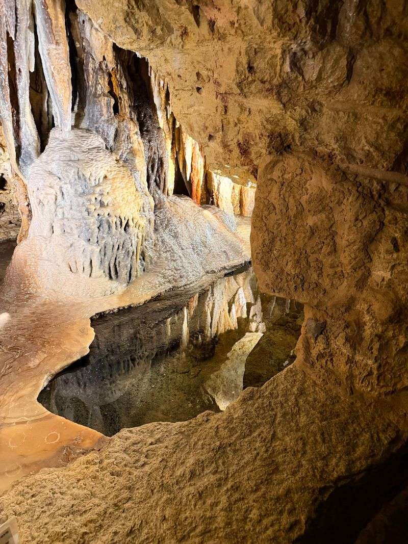 The Cave Stays Around 50 Degrees Year-Round