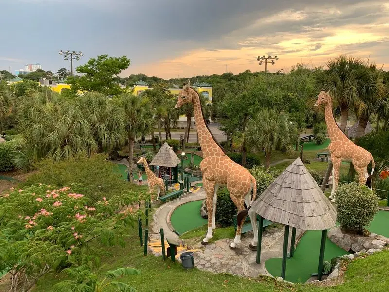 Jungle Lagoon Adventure Golf, Myrtle Beach, Horry County,