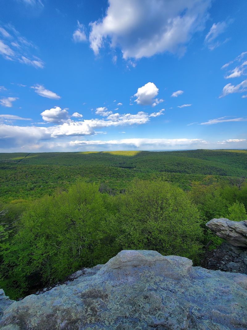 Chimney Rocks Trail at Michaux State Forest, South Mountain, Franklin County,