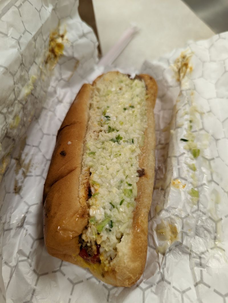 Try the slaw dog