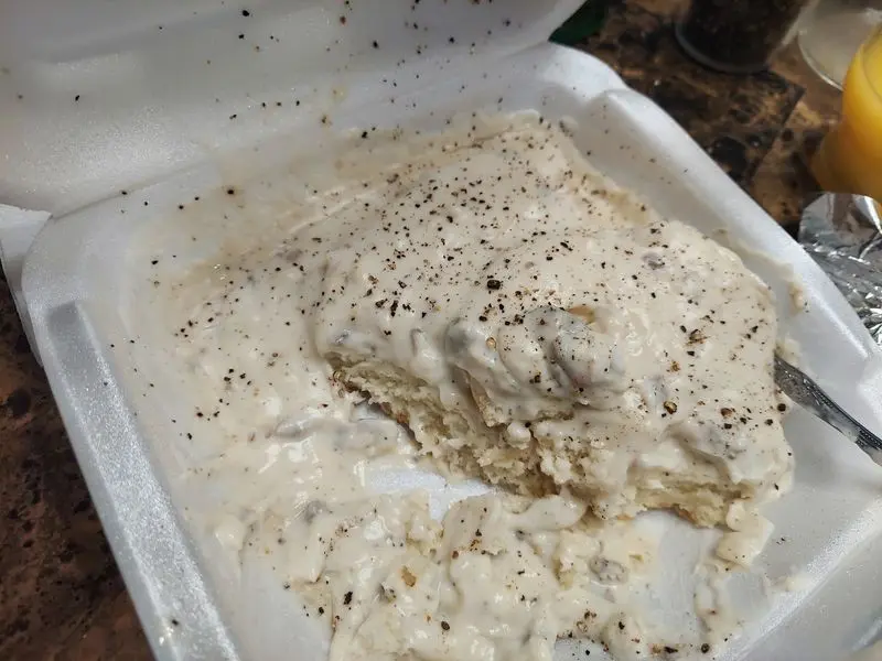 That Peppery Sausage Gravy Is the Real Draw
